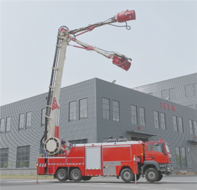 Truk Pemadam Kebakaran Tower Jet Multifungsi 32M