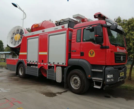 350,000 Cubic Meters Of Smoke Exhaust Firefighting Vehicle